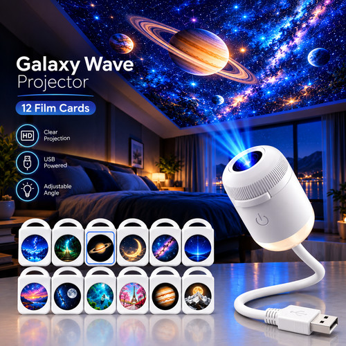 Portable led galaxy ocean - 4k,
