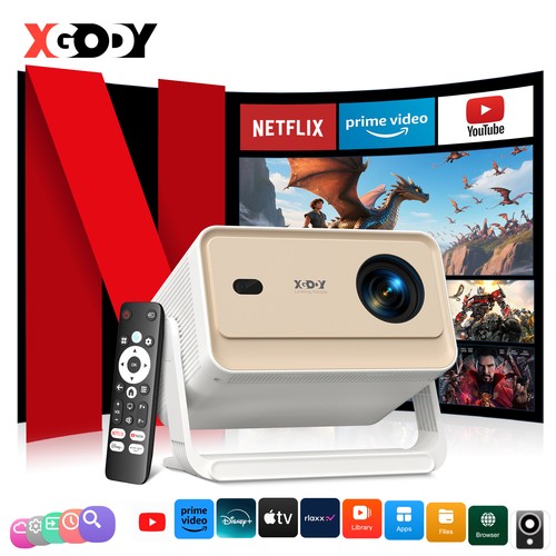 Smart projector hd - 5g,