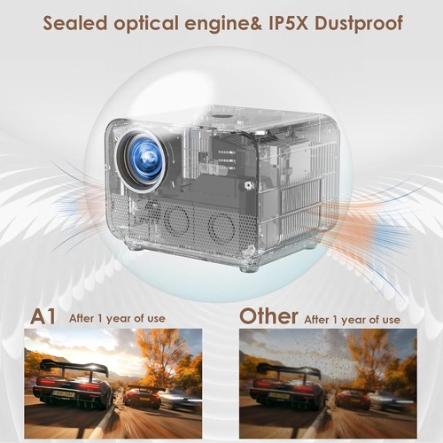 Wifi smart projector 1080p - wifi,