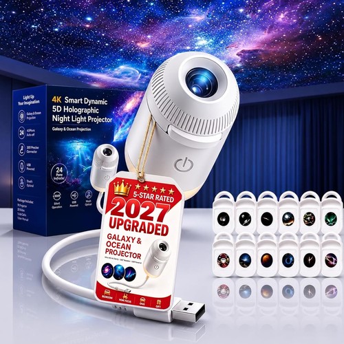 Portable led galaxy ocean - 4k,