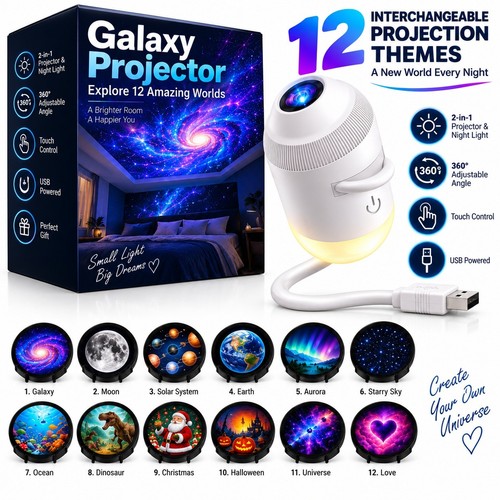 Portable led galaxy ocean - led,