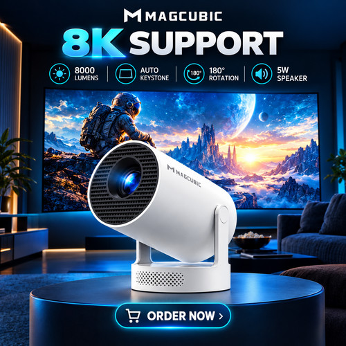 Uhd led android projector - led,