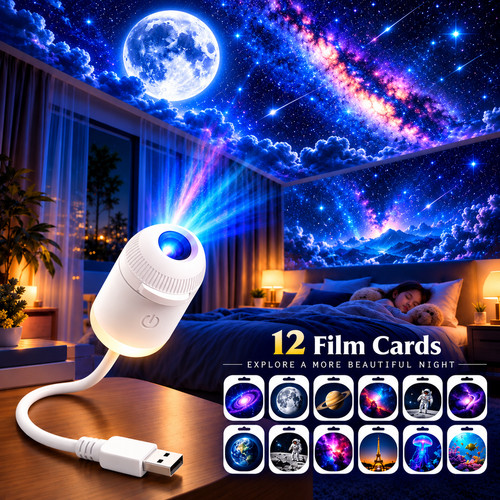 Portable mini projector led - mini, 4k