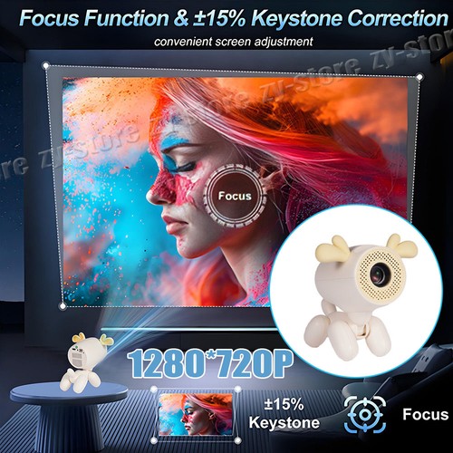 60w projector smart led - projector, hd